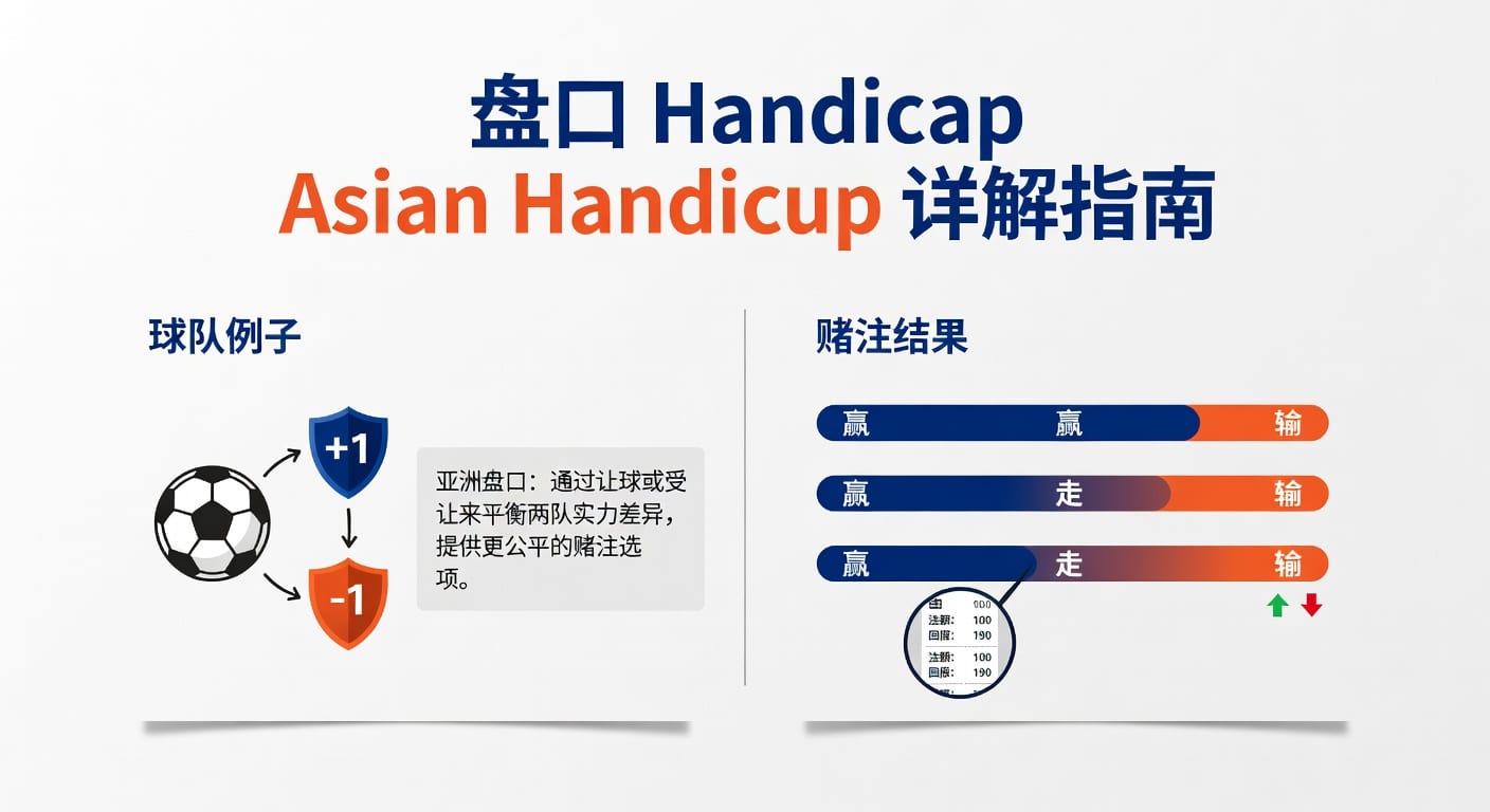 亚洲盘口 Handicap 分析：2026世界杯投注策略与实战技巧