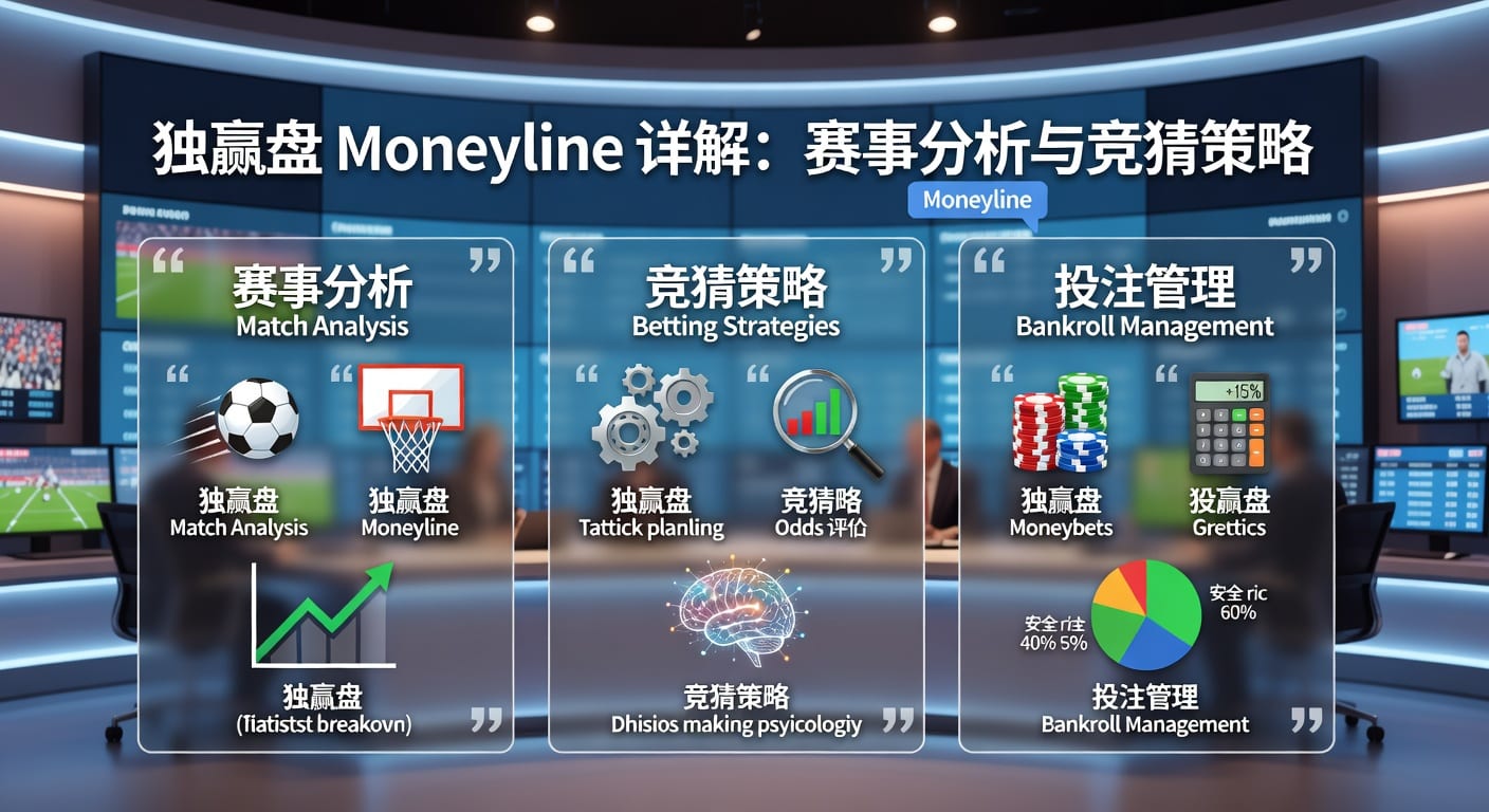 独赢盘 moneyline 怎么看：实战思路与投注技巧
